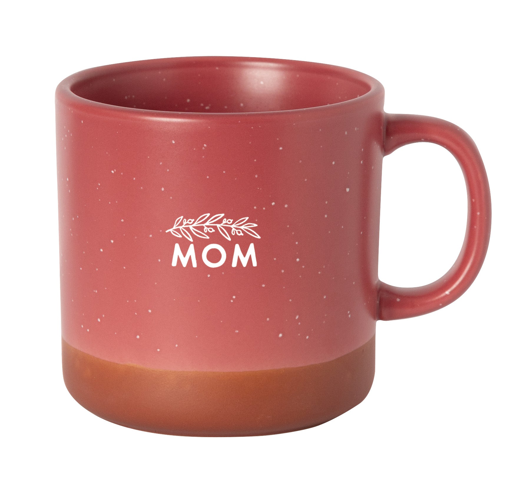 Mom Mug with Speckled Ceramic with Natural Baked Bottom