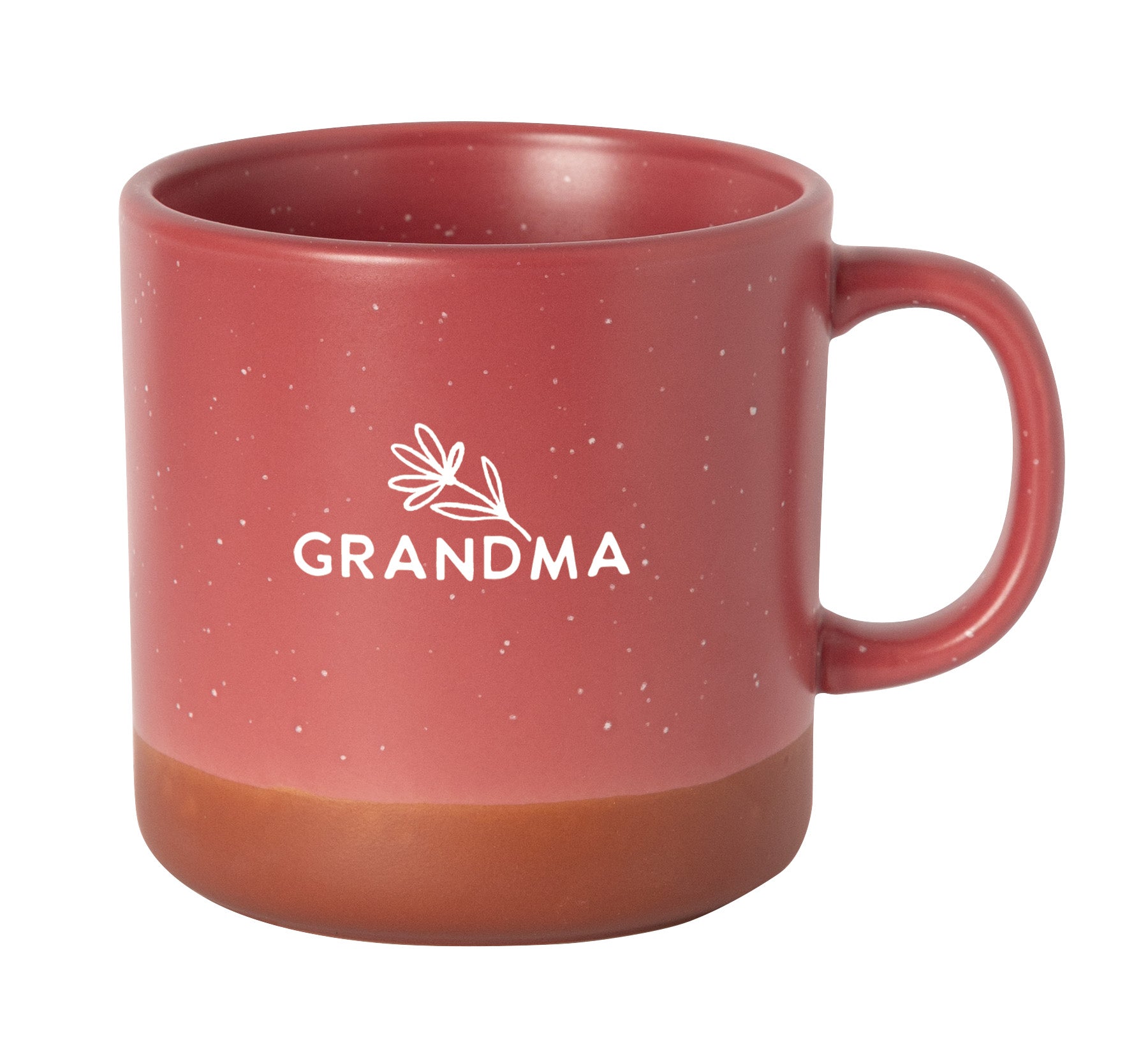 Grandma Mug with Speckled Ceramic with Natural Baked Bottom