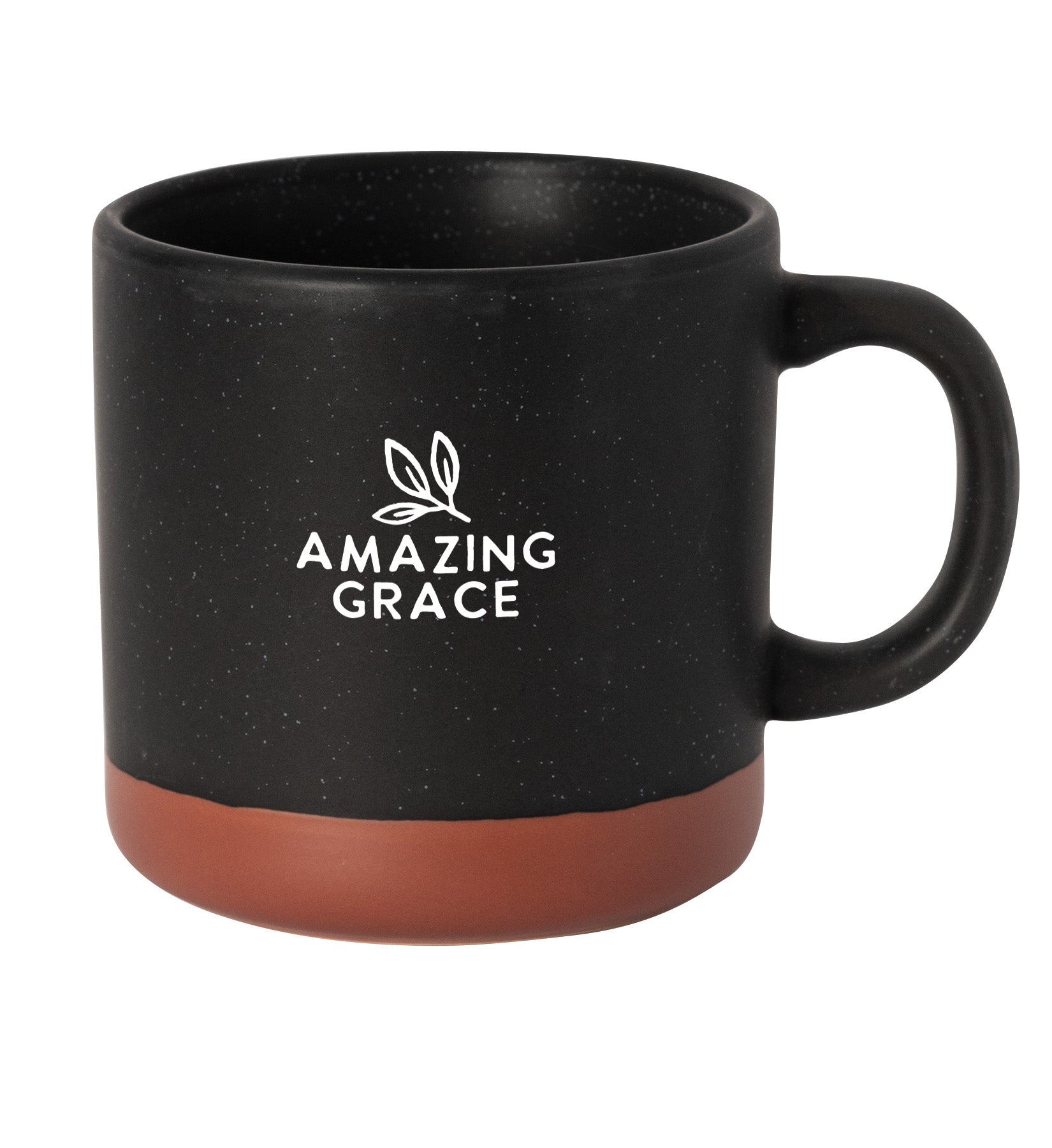 Amazing Grace Mug with Speckled Ceramic with Natural Baked Bottom