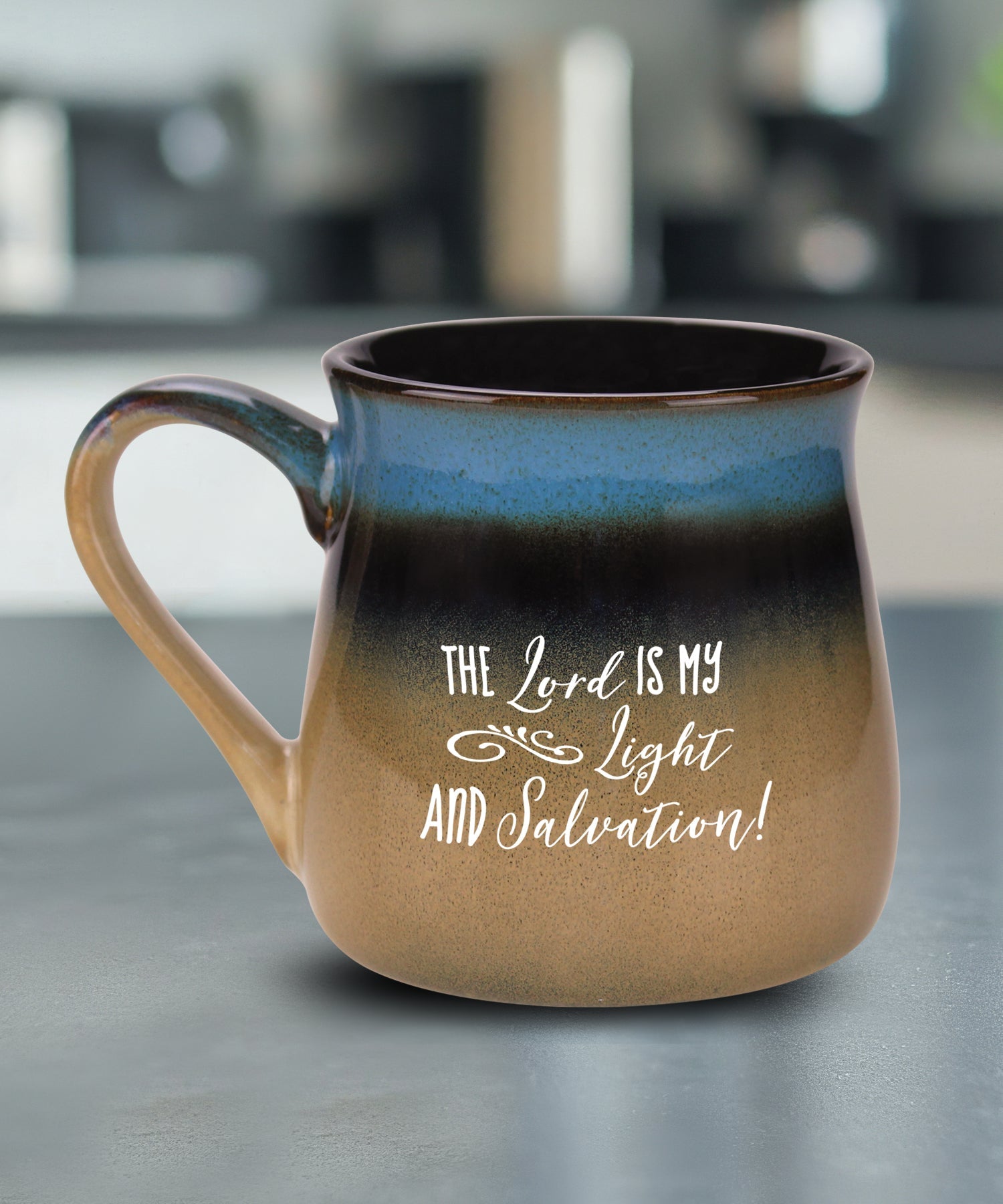 The Lord Is My Light Reactive Glazed Mug