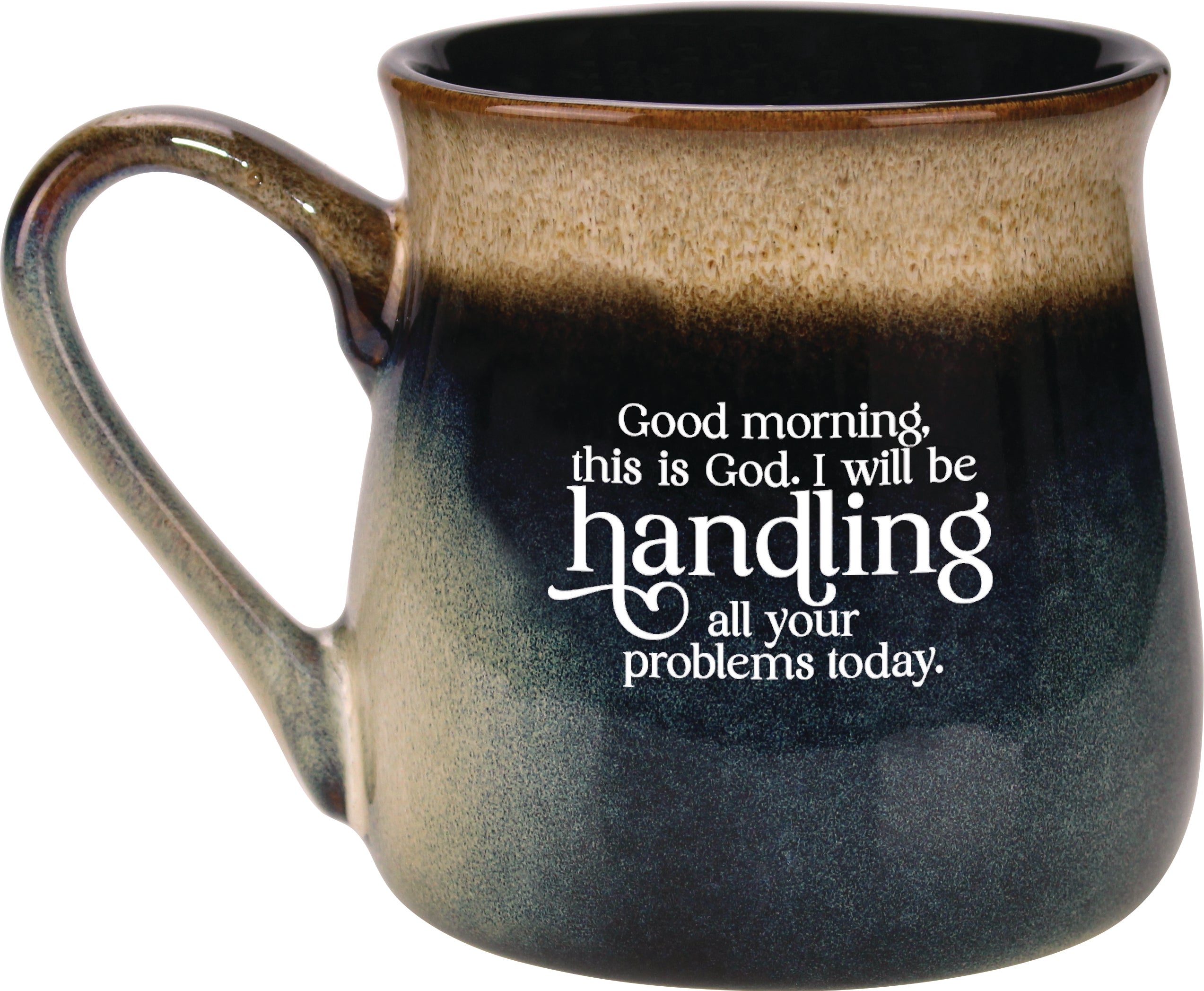Good Morning This Is God Reactive Glazed Mug