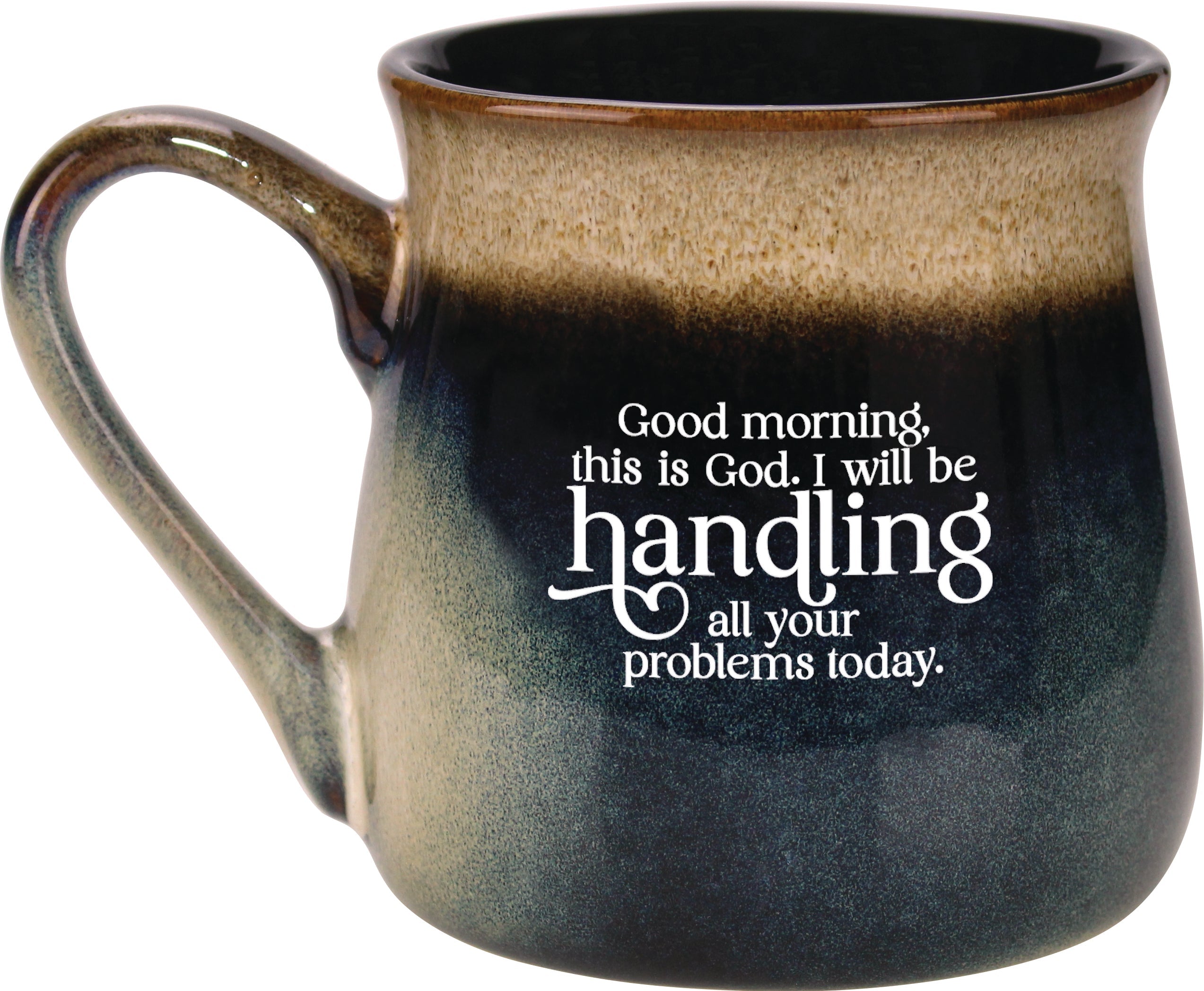 Good Morning This Is God Reactive Glazed Mug