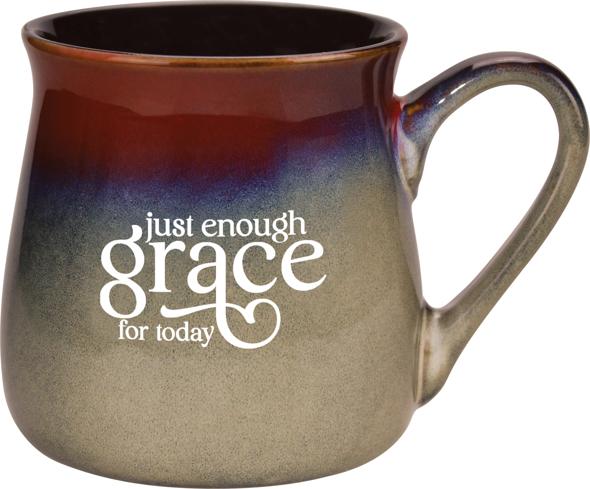 Just Enough Grace for Today Reactive Glazed Mug