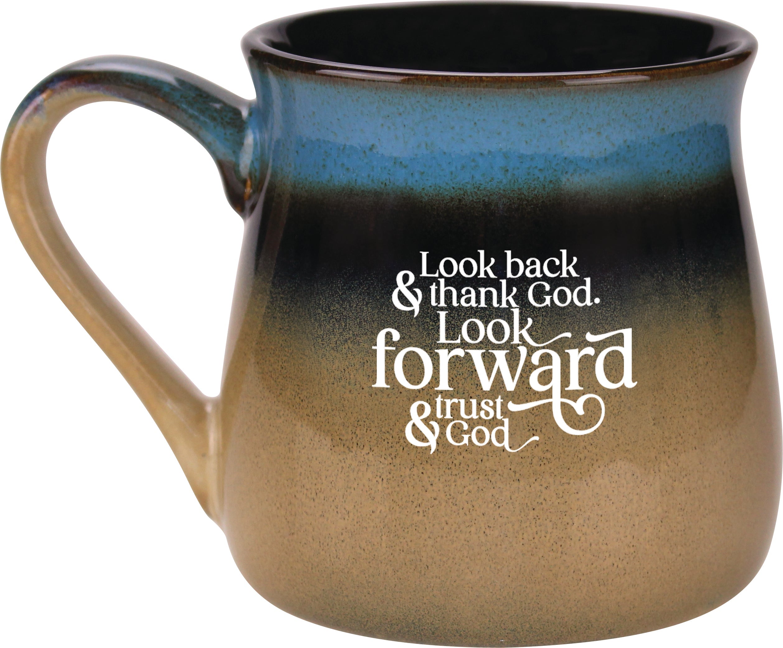 Look Back & Thank God Reactive Glazed Mug