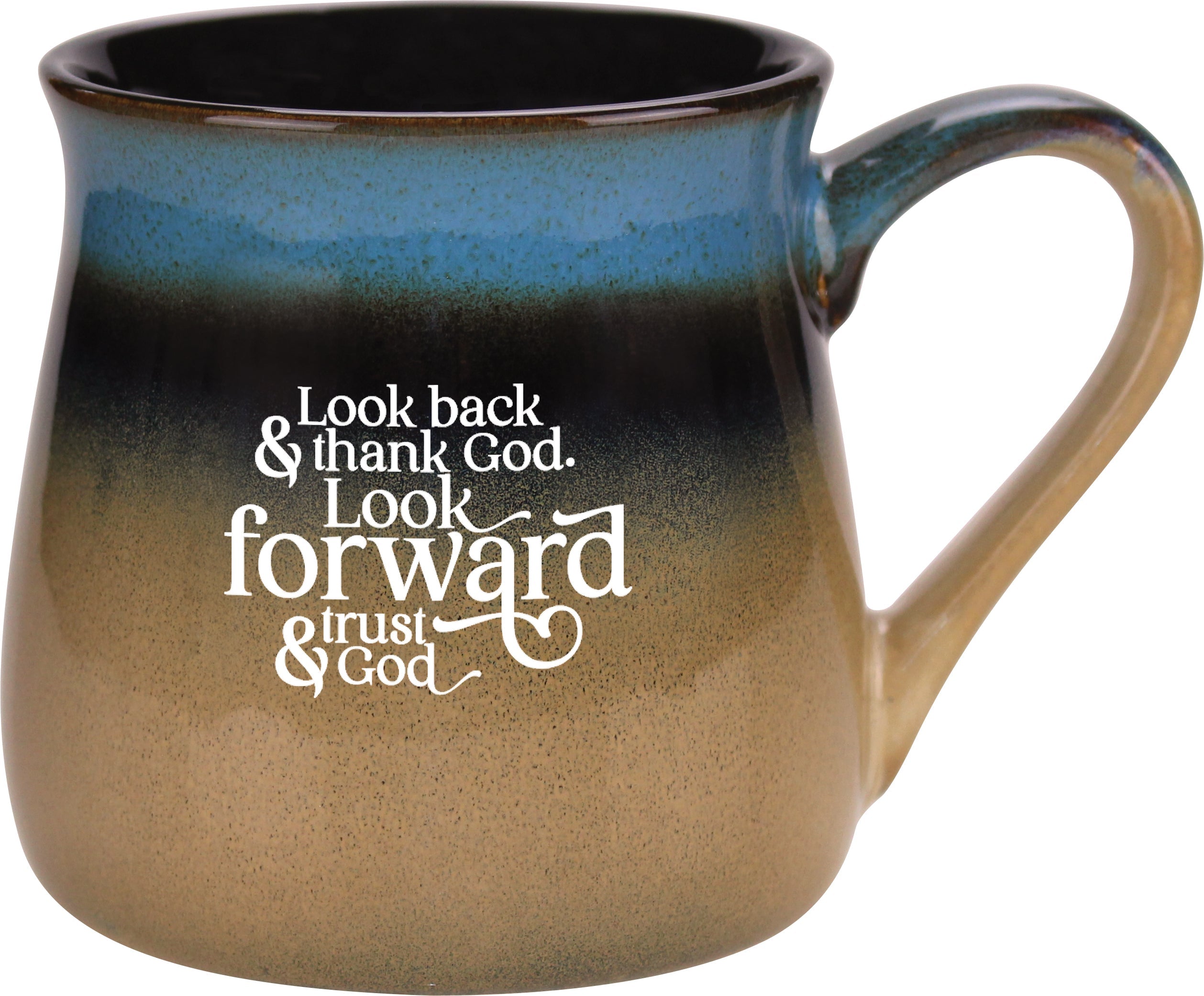 Look Back & Thank God Reactive Glazed Mug