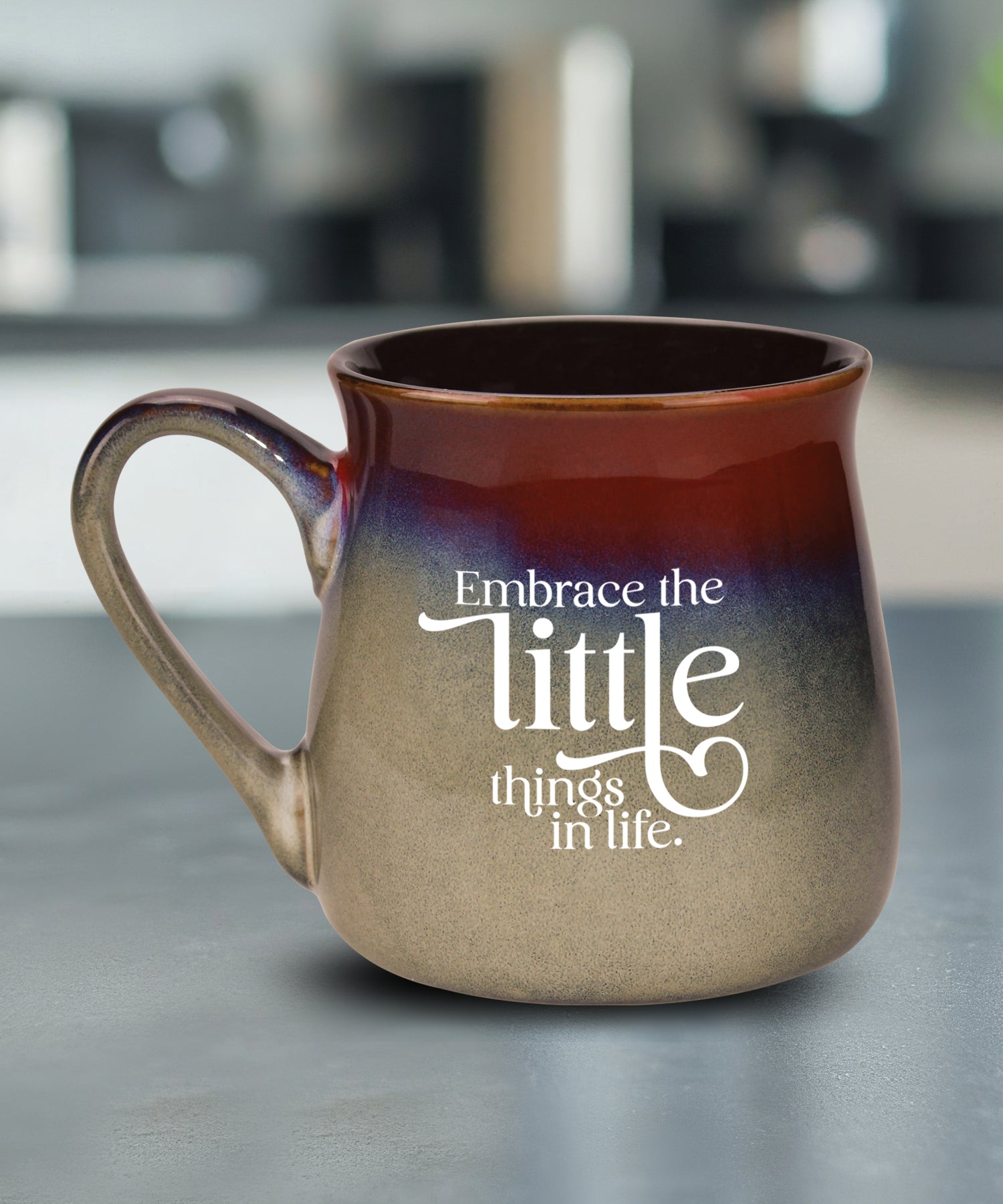 Embrace the Little Things Reactive Glazed Mug