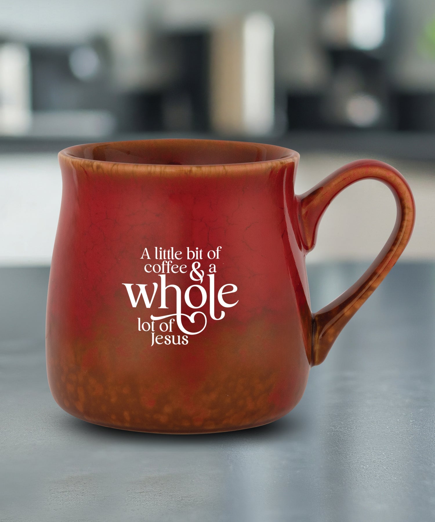 A Little Bit of Coffee Mug – Reactive mug with a unique gradation in color and the inspirational message