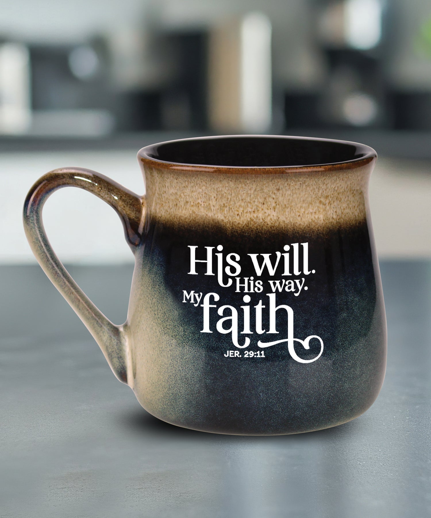 His Will His Way Reactive Glazed Mug