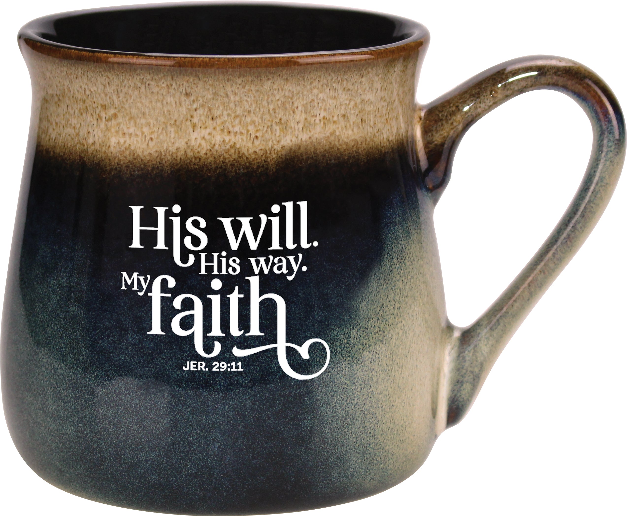 His Will His Way Reactive Glazed Mug