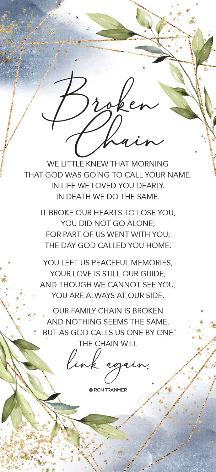 Broken Chain 5x12 MDF Statement Board