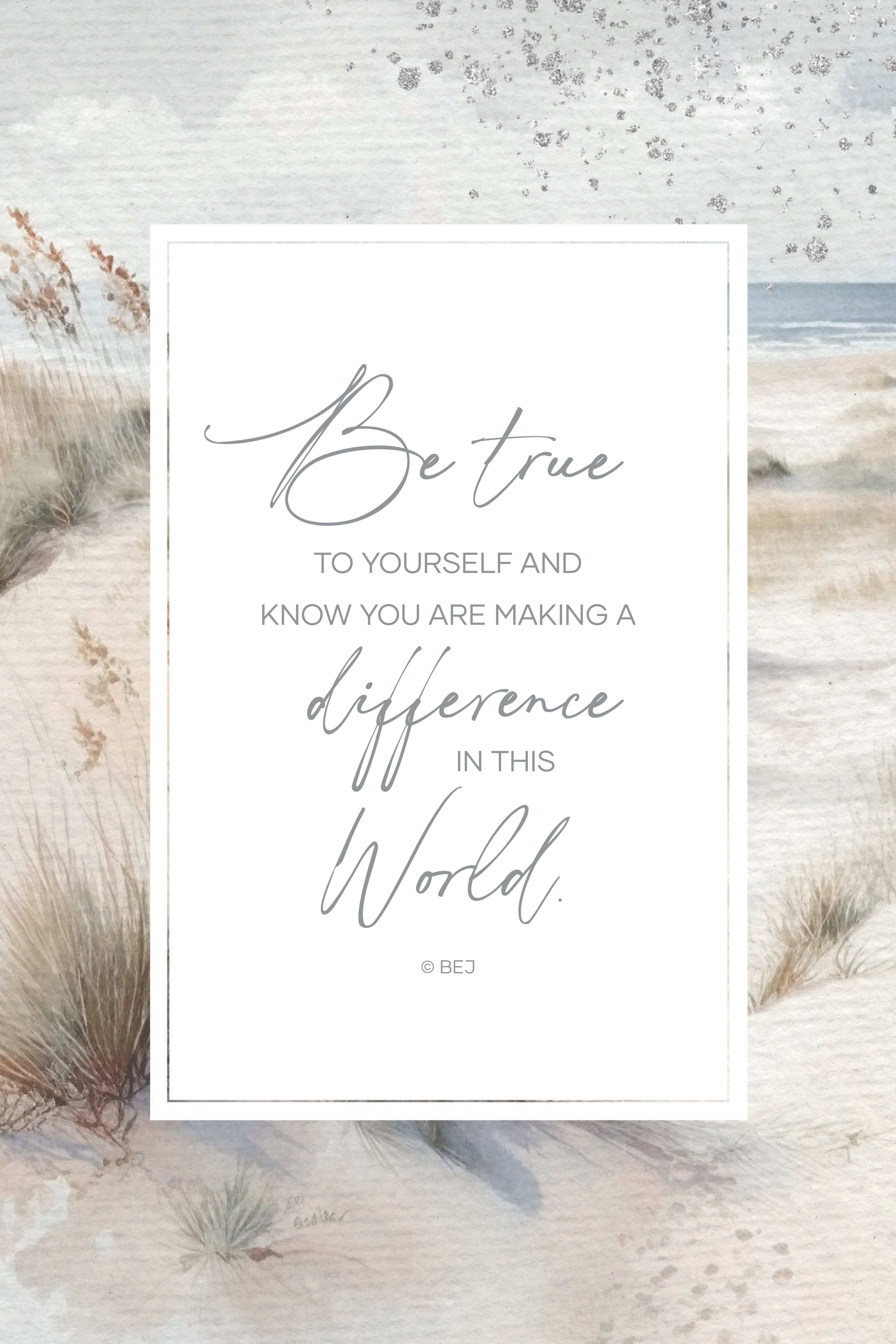 Be True to Yourself 6x9 MDF Plaque