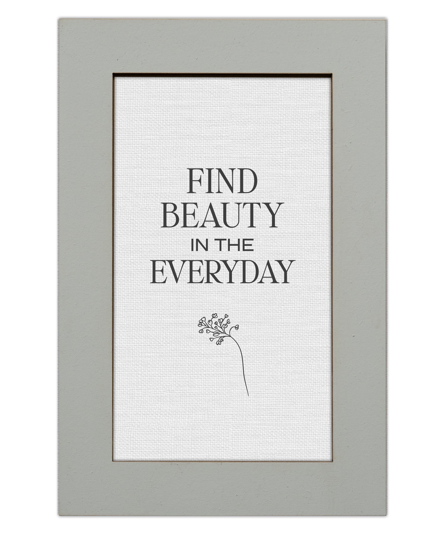 Find Beauty in the Everyday Modern Grace 6x9 MDF Plaque