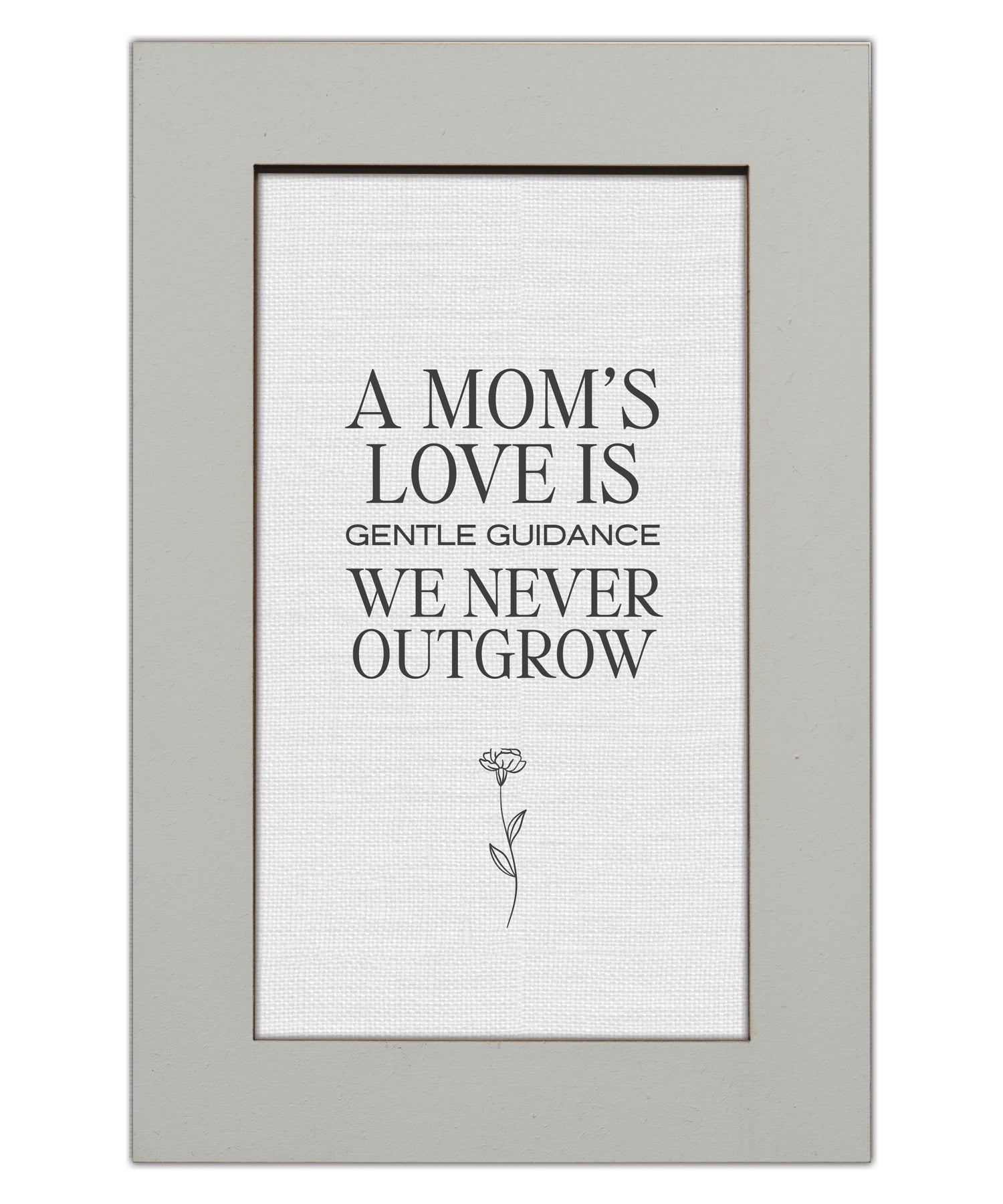 A Mom's Love Is Gentle Guidance Modern Grace 6x9 MDF Plaque