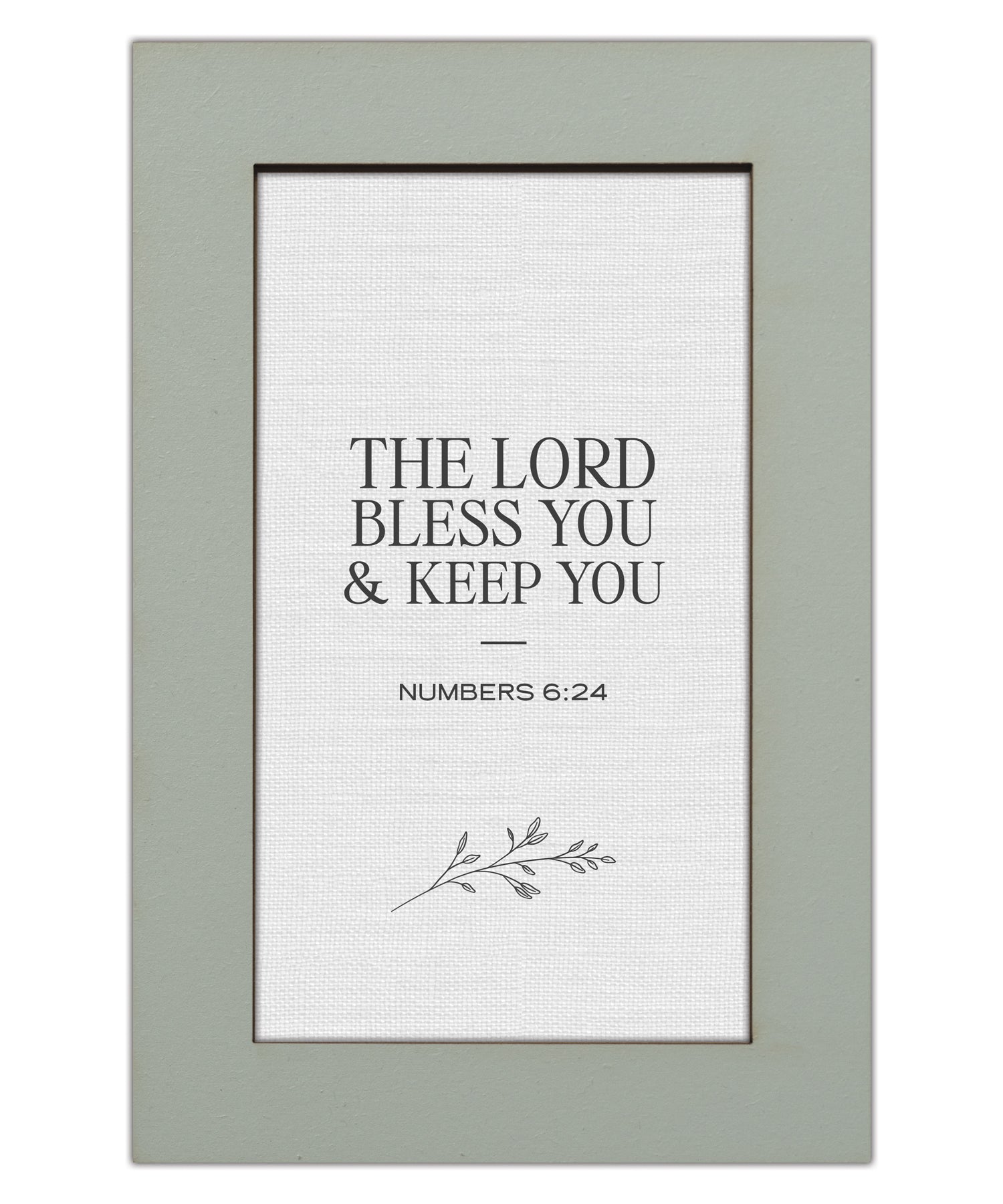 The Lord Bless You and Keep You Modern Grace 6x9 MDF Plaque