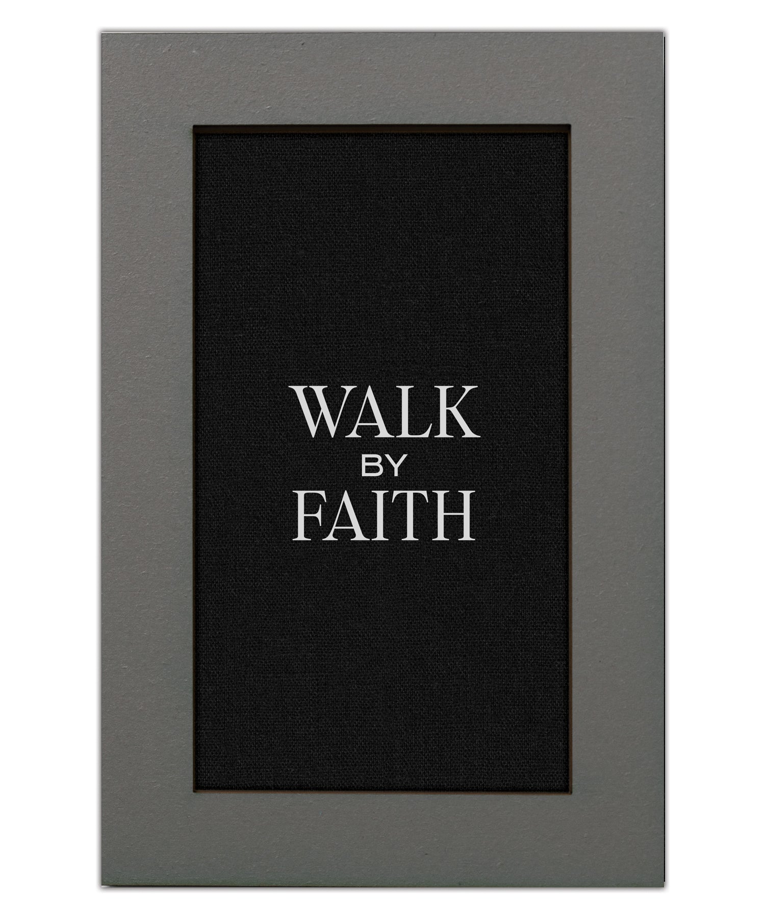 Walk by Faith Modern Grace 6x9 MDF Plaque
