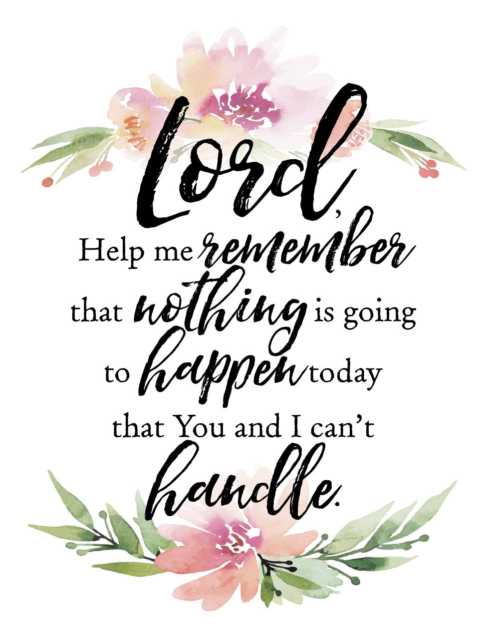 Lord Help Me Remember Magnet