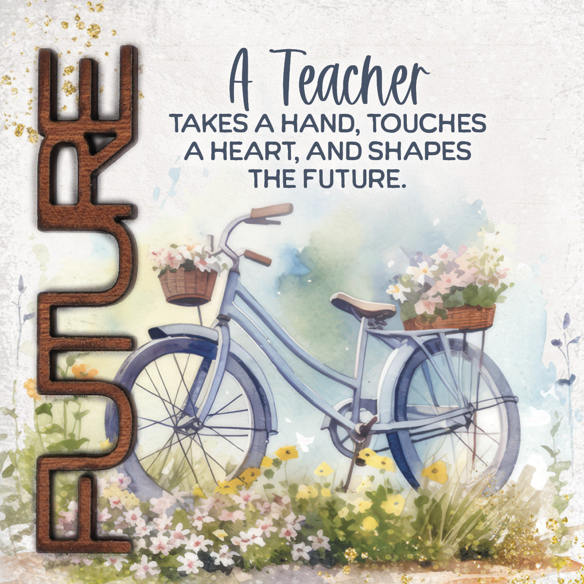 A Teacher Takes a Hand Magnet-Plaque