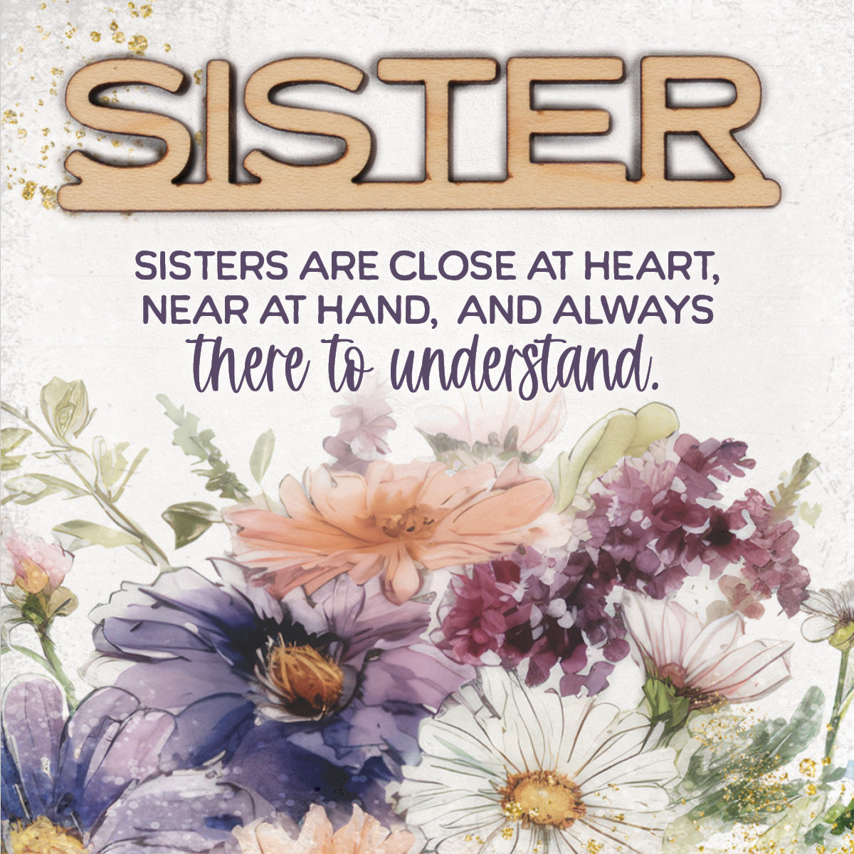 Sisters are Close Magnet-Plaque