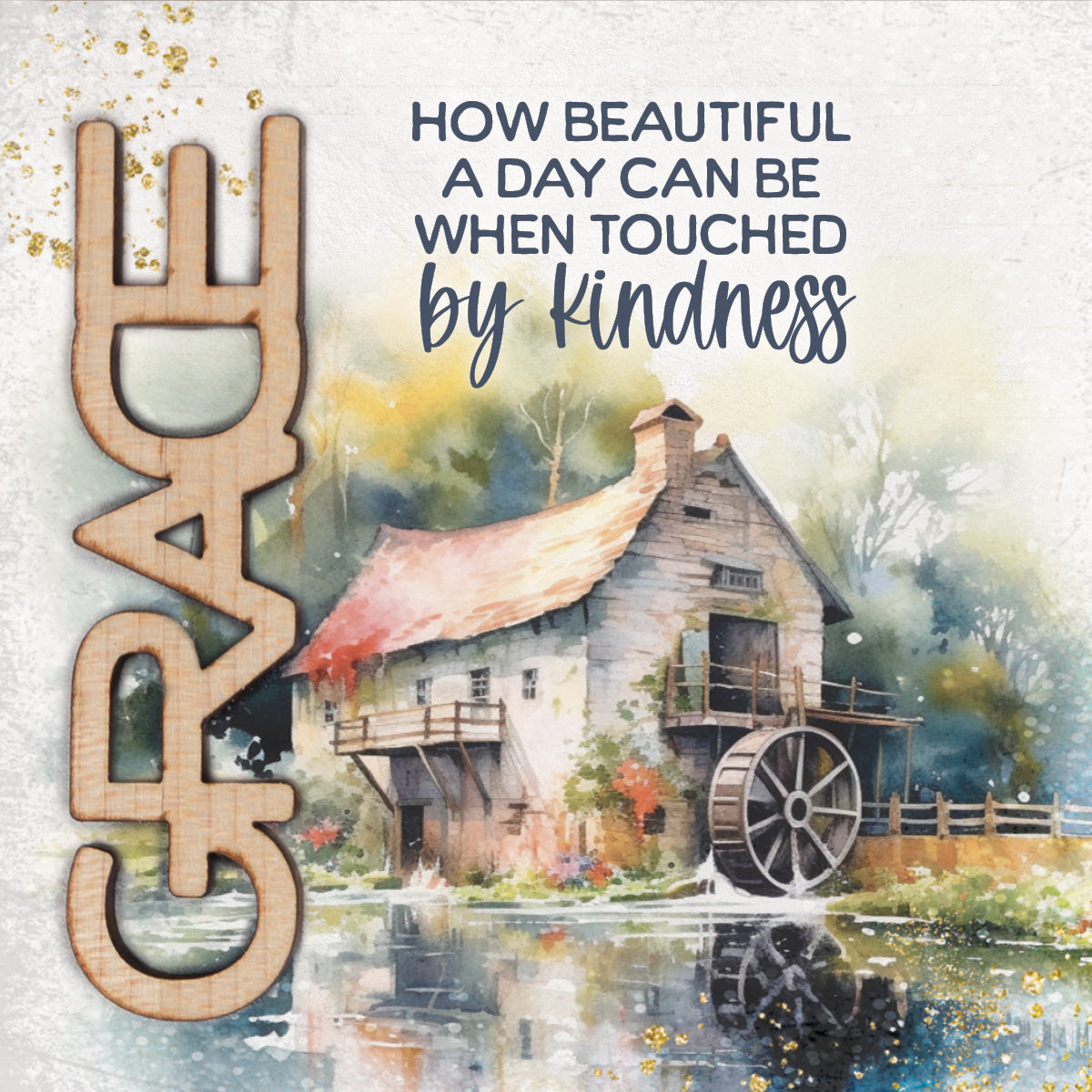 Grace – How Beautiful a Day Magnet-Plaque