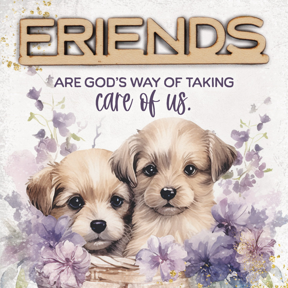 Friends are God’s Way Magnet-Plaque