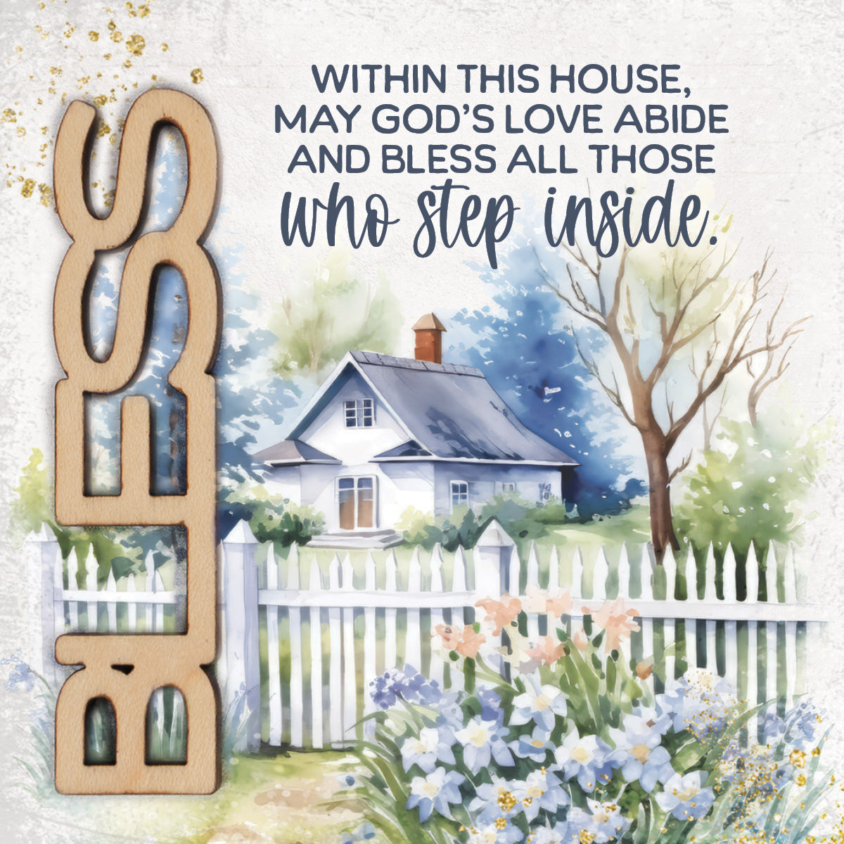 Bless All Those Who Step Inside Magnet-Plaque