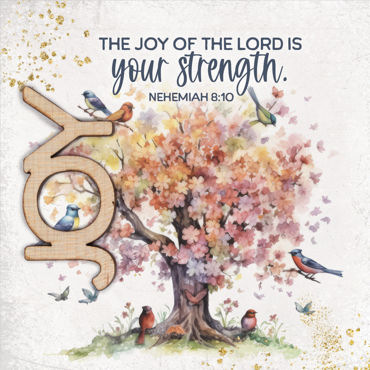 Joy – The Lord Is Your Strength Magnet-Plaque