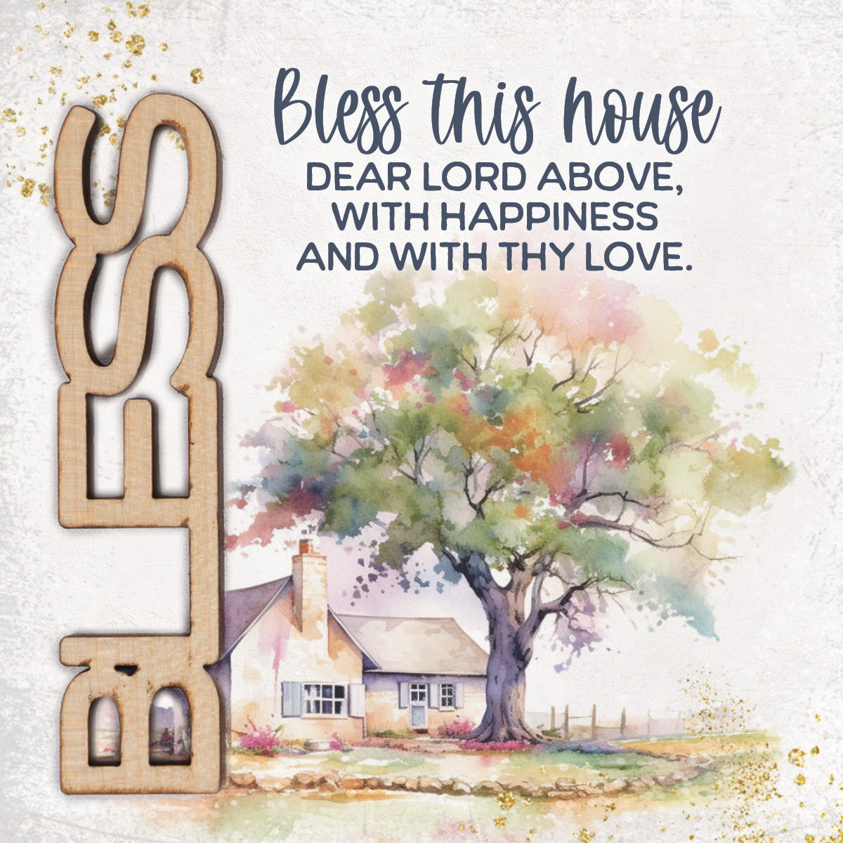 Bless This House Magnet-Plaque