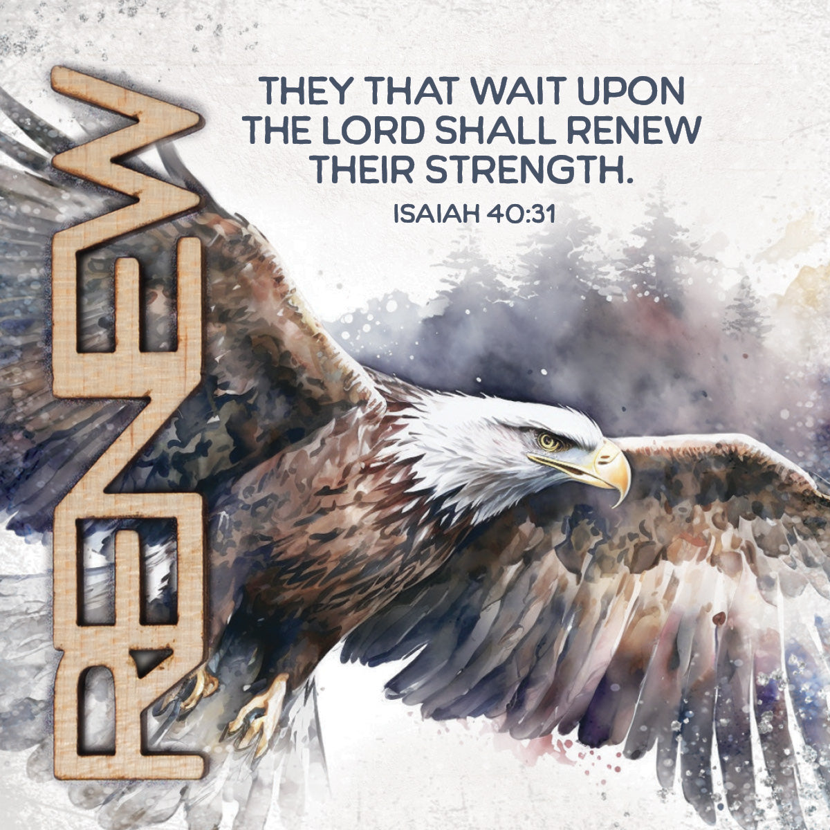 Renew Their Strength Magnet-Plaque