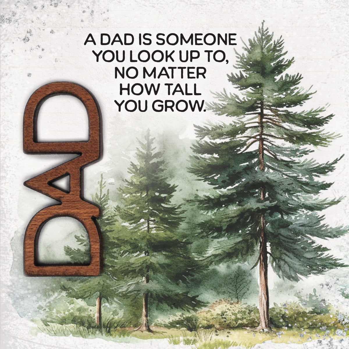 Dad is Someone You Look Up To Magnet-Plaque