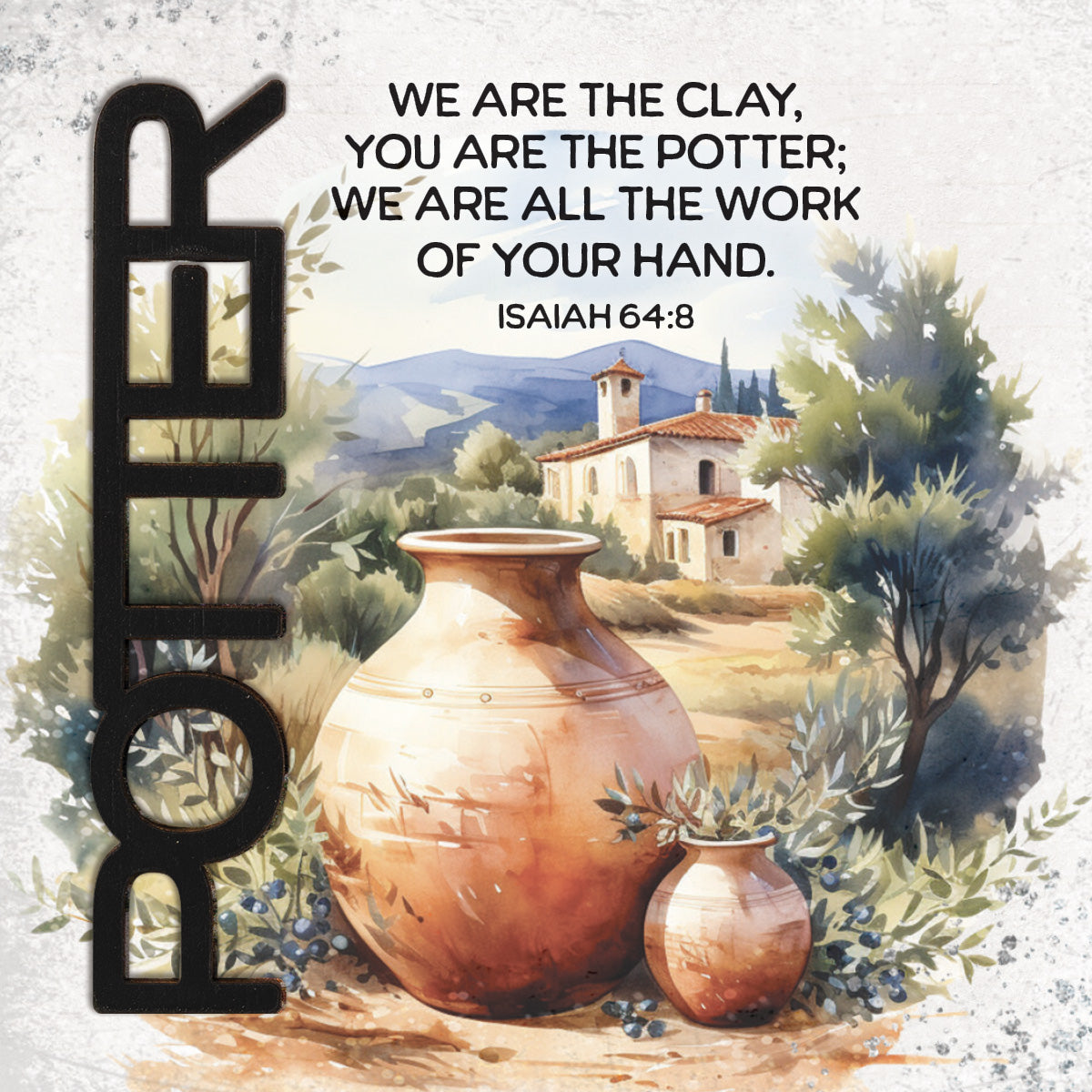 Potter – We Are the Clay Magnet-Plaque