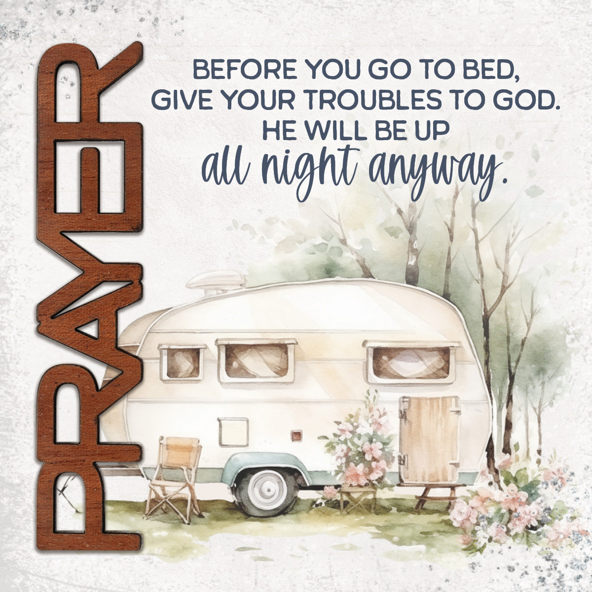 Prayer – Troubles to God Magnet-Plaque