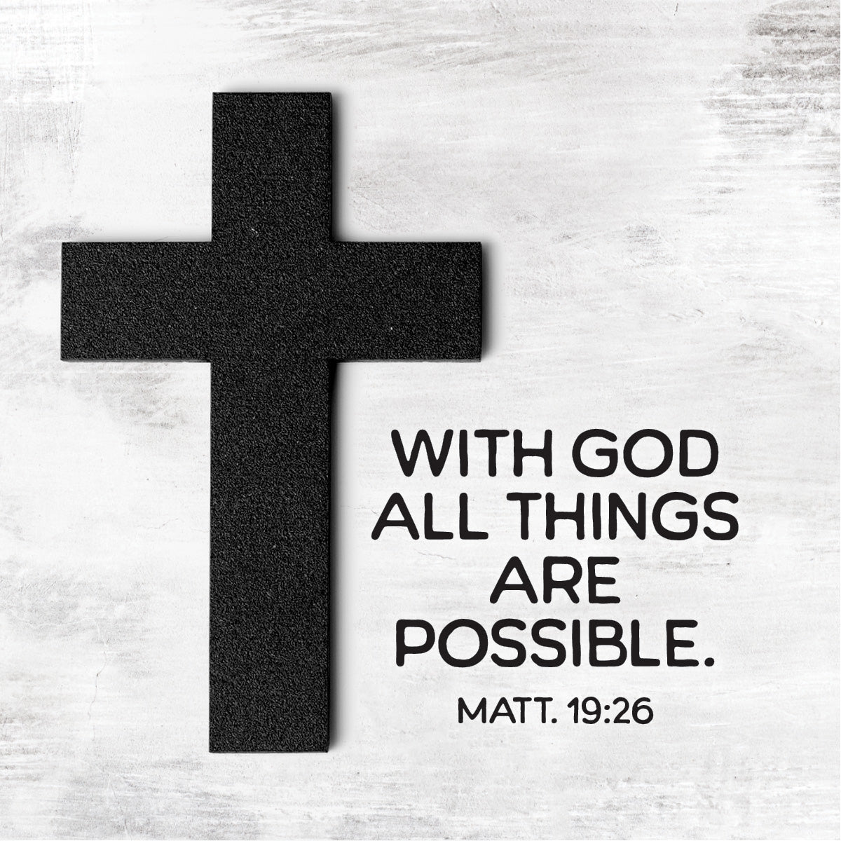 With God All Things Magnet-Plaque