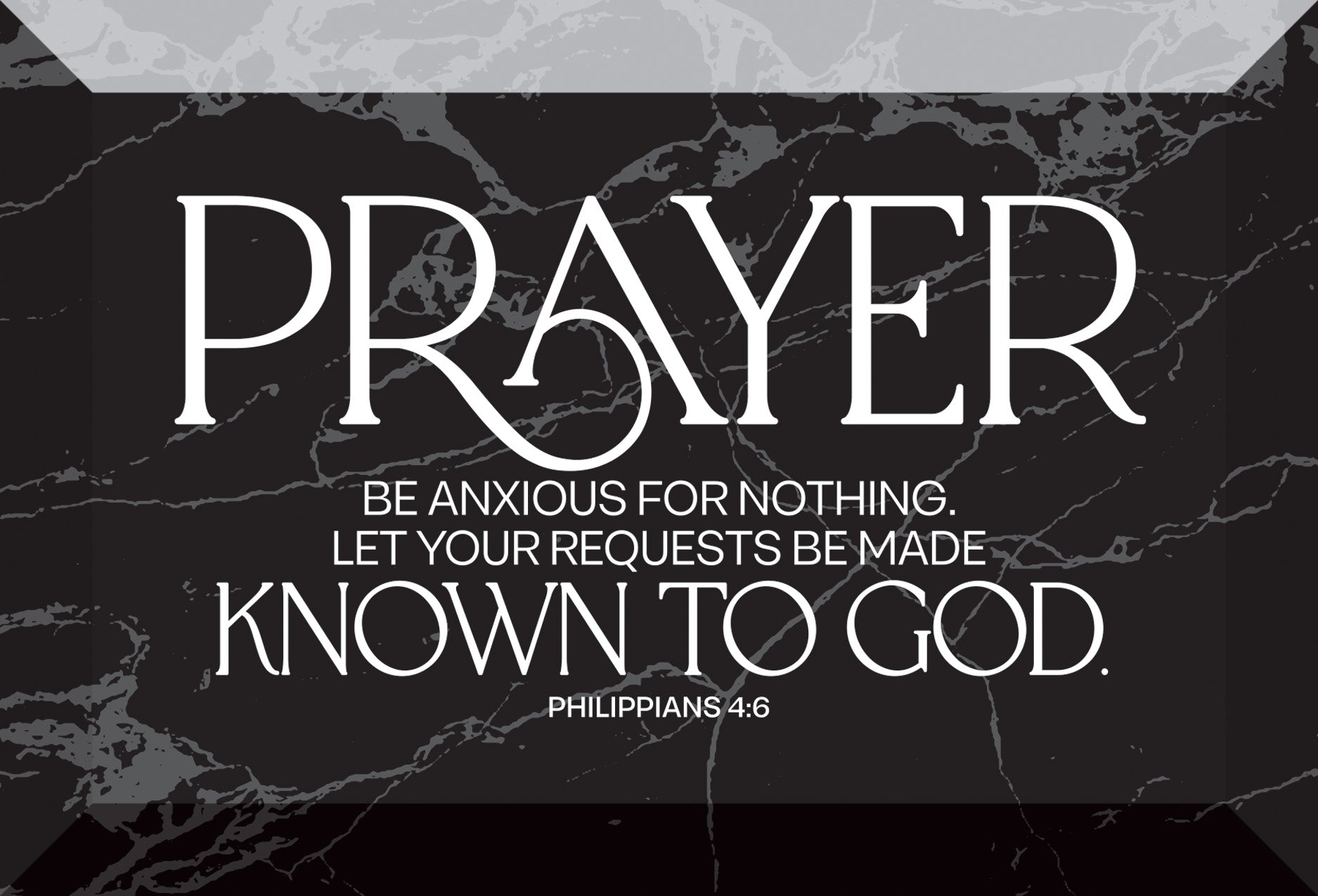 Prayer 6x4 Glass Plaque