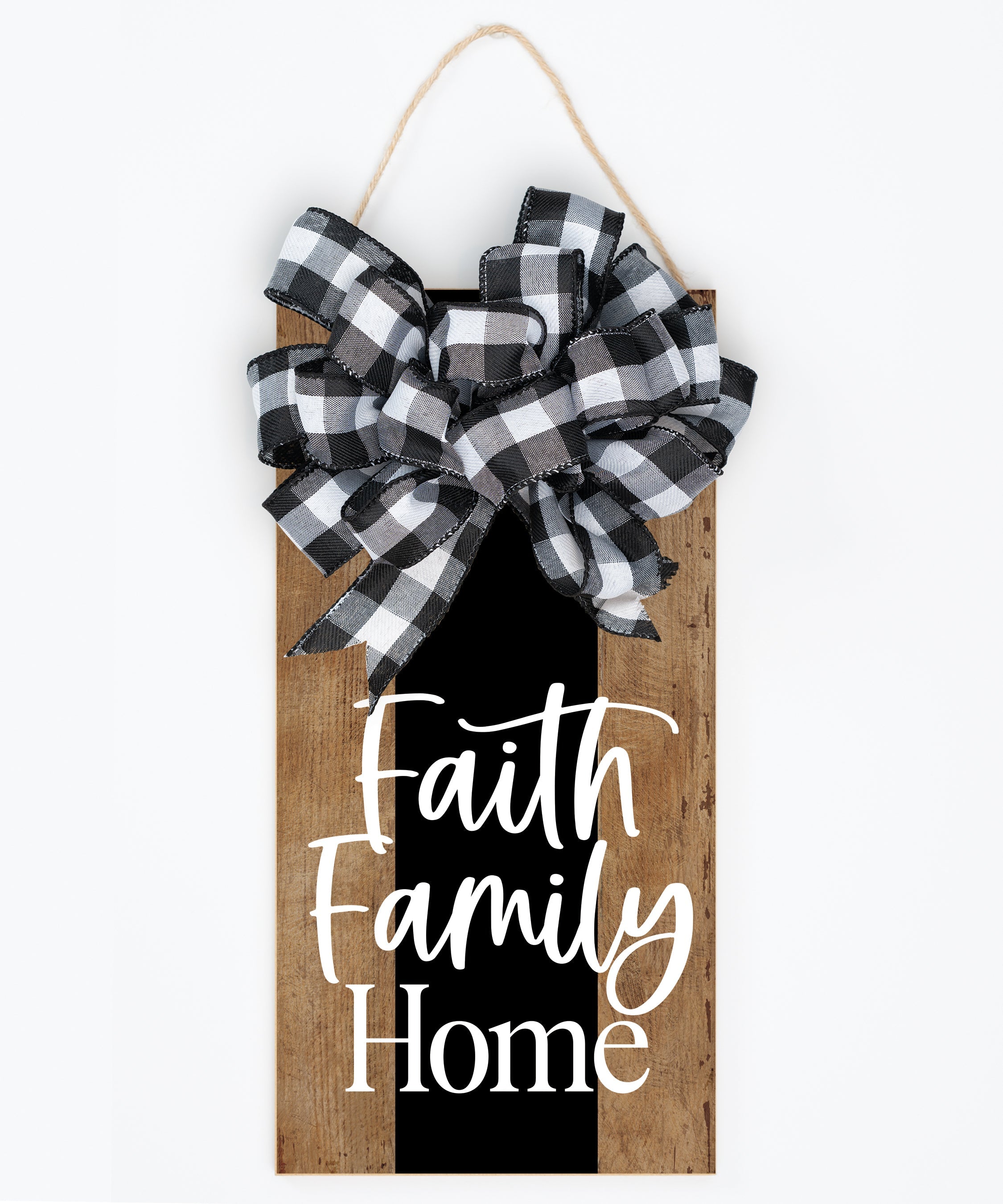 Faith Family Home Hangable Blessing