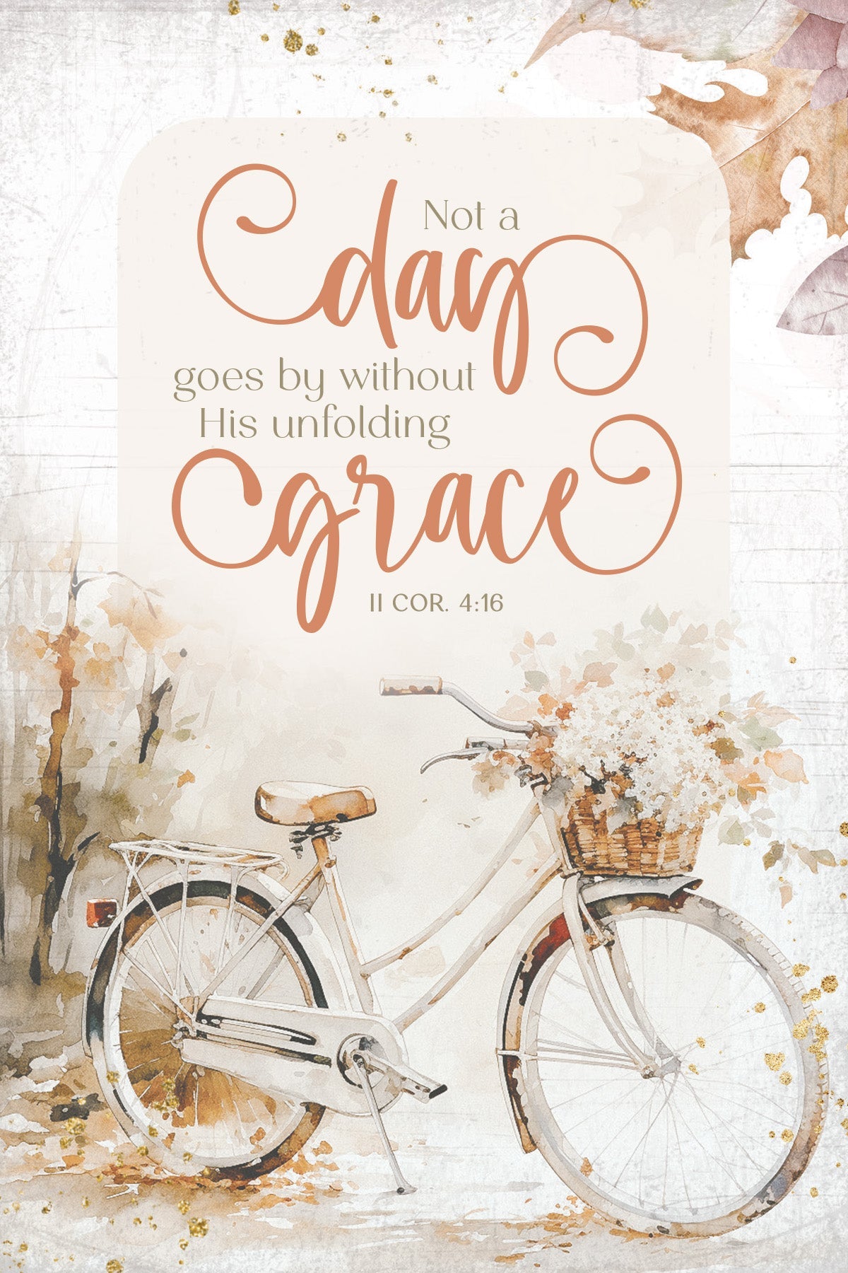 Not a Day Goes By 4x6 MDF Plaque, designed in warm tones, perfect for autumn decor or gift.
