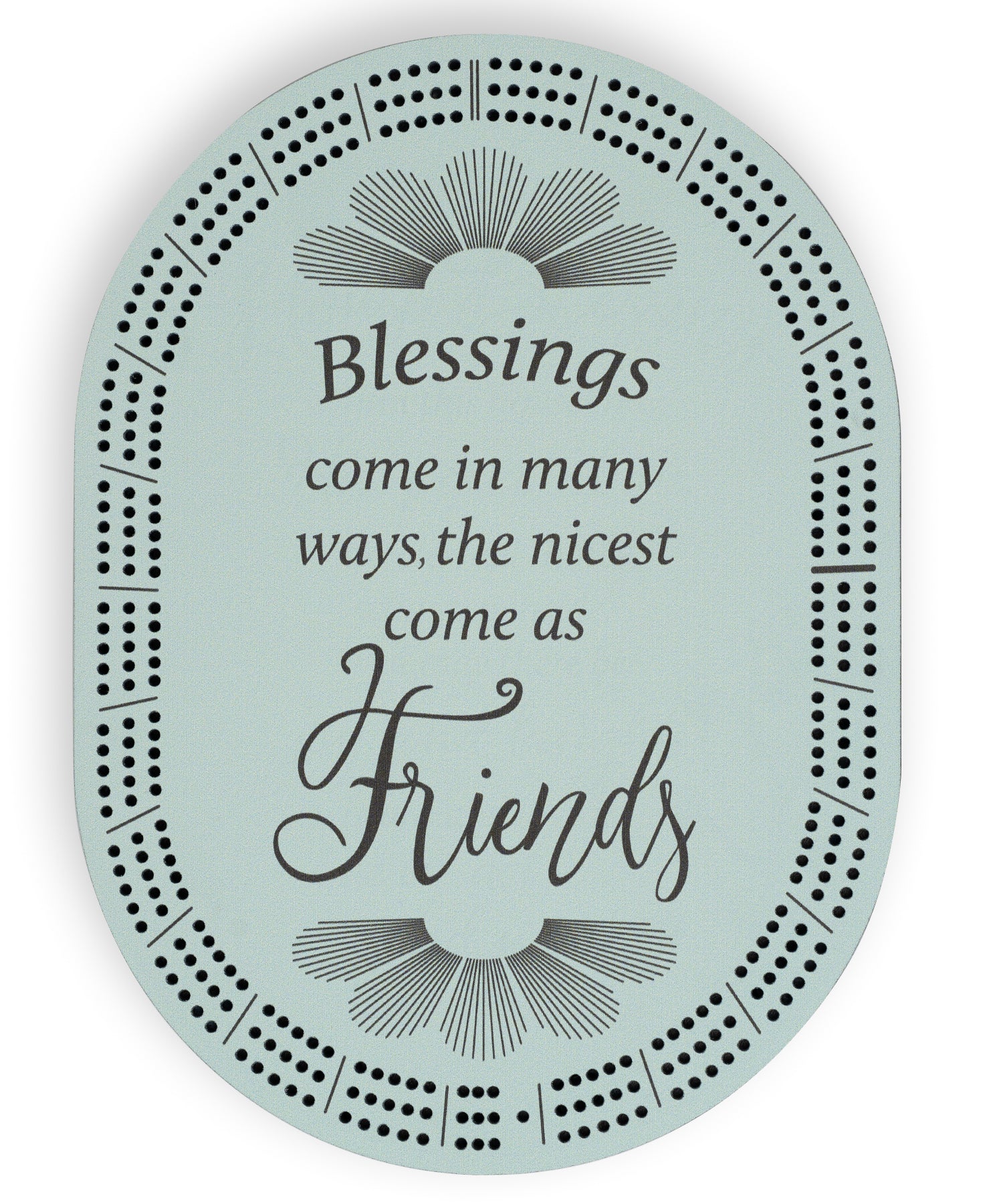 Blessings & Friends Cribbage Board