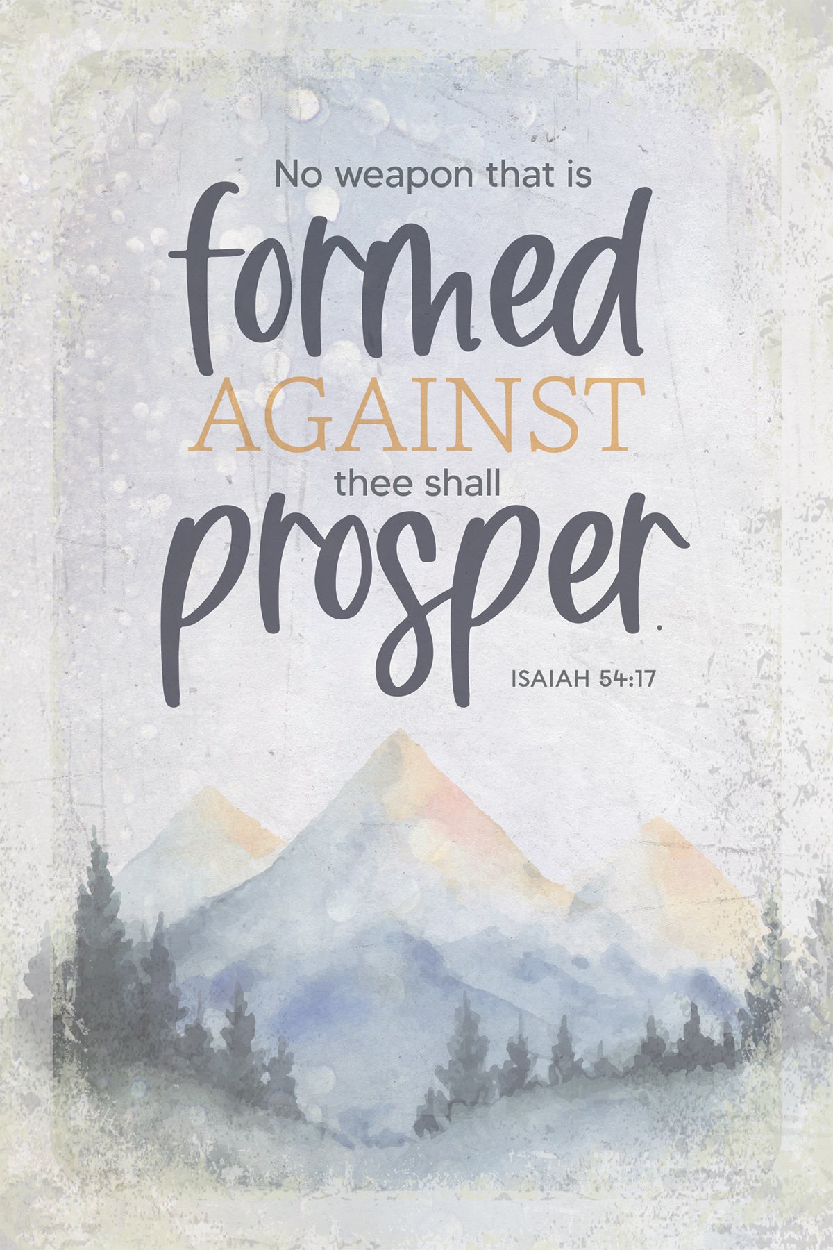 No Weapon 6x9 MDF Plaque