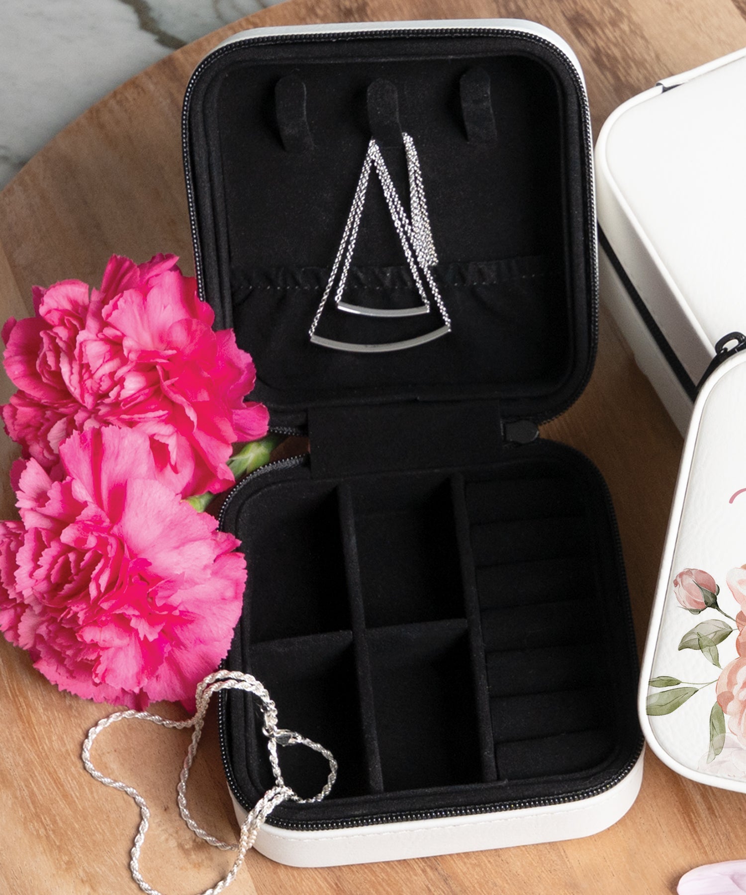 He Fills My Life Travel Jewelry Case