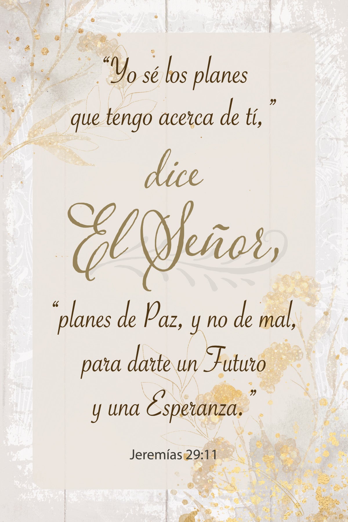 I Know the Plans Spanish 4x6 MDF Plaque