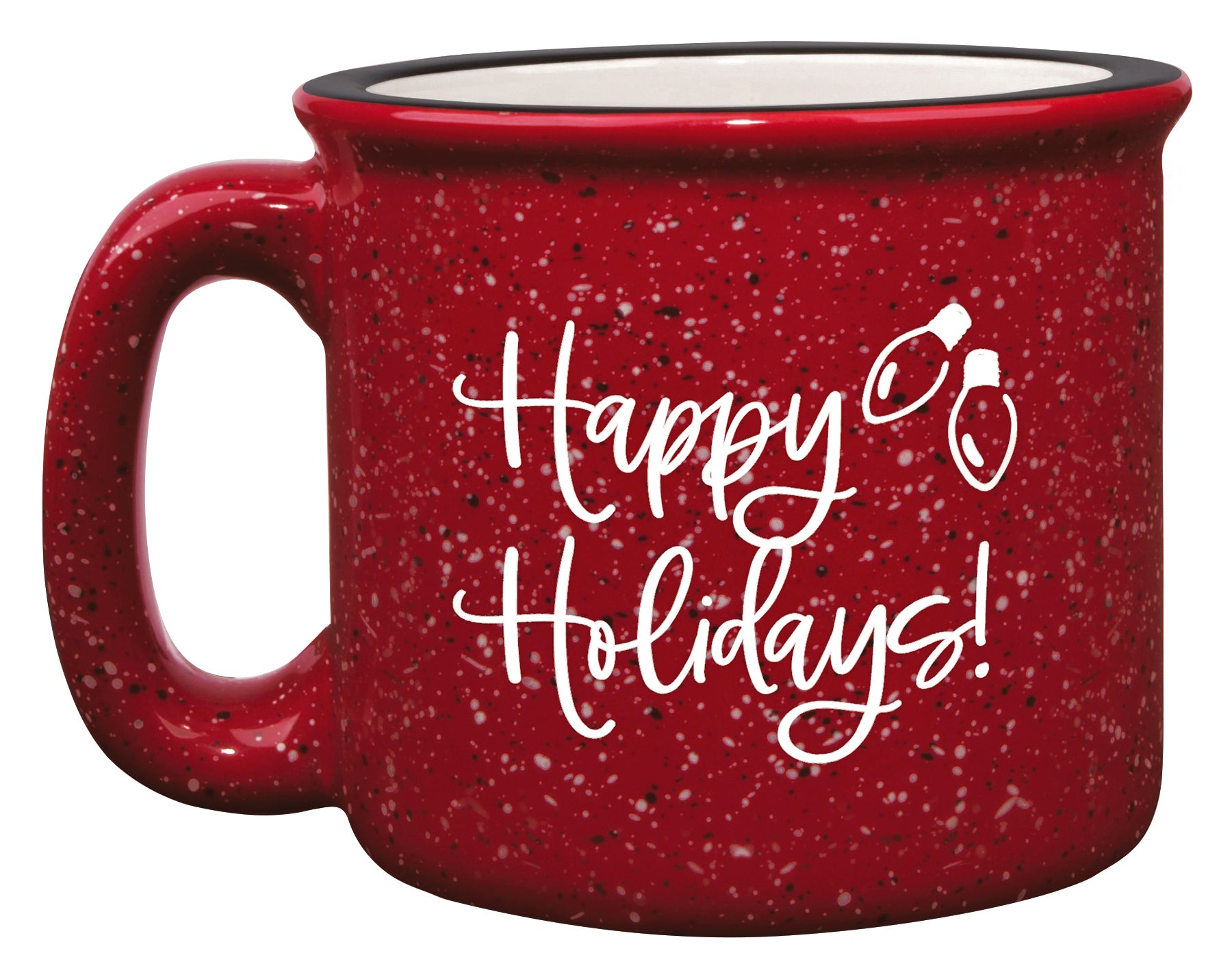 Happy Holidays Christmas Camping Mug